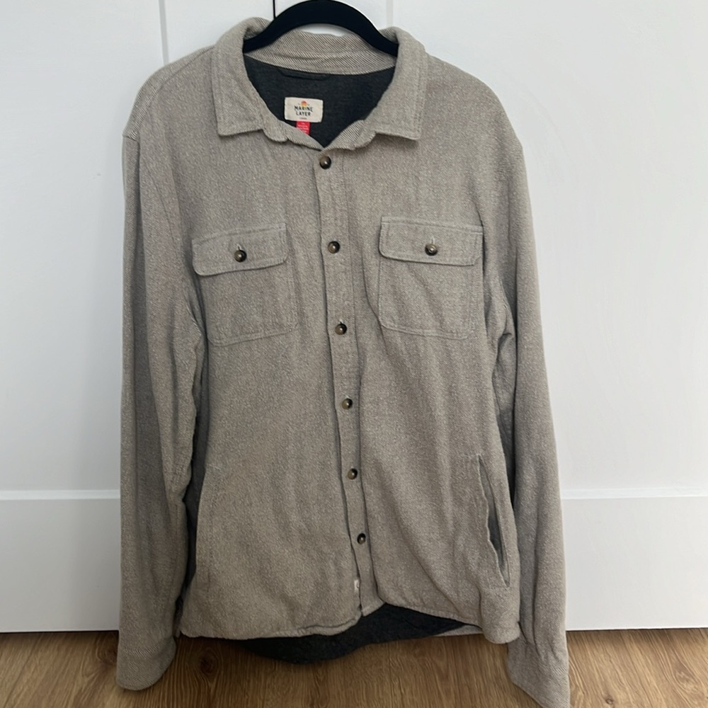 Marine Layer Pacifica Casual Button Down. Great for fall and winter months.
